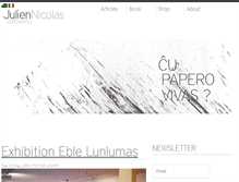 Tablet Screenshot of juliennicolas.com